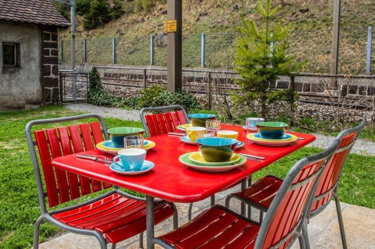 Bahnwaerterhaus Eggwald Villa Wassen Dış mekan fotoğraf